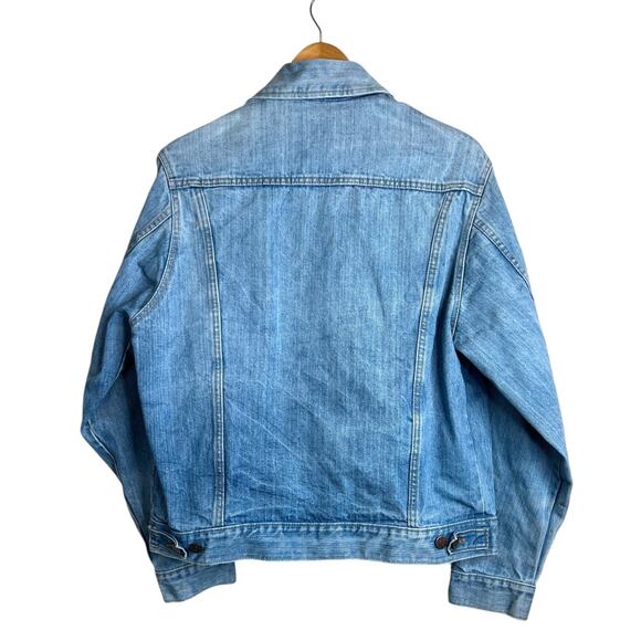 Vintage 1970's SEARS & Roebuck Denim Trucker Jacket Western Wear Men's Size 42R - Picture 3 of 11